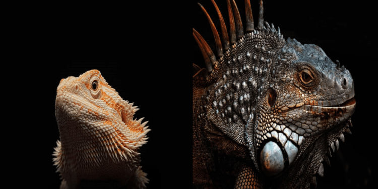 Bearded Dragon VS Iguana